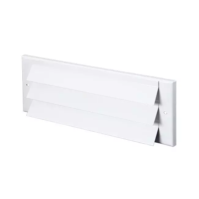 Rejilla de pared exterior de montaje en superficie 300mm x 100 mm BLANCO