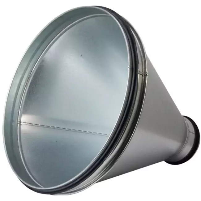 Reductor de Ø 315 mm - Ø 125 mm para tubos helicoidales