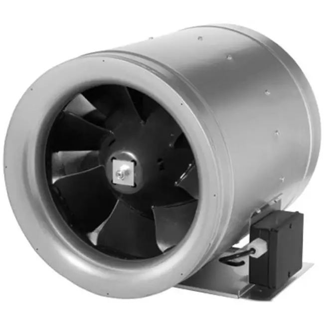 Extractor circular en línea Ruck Etaline E con regulación de tensión 4940 m³/h diámetro 355 mm - EL 355 E2 01