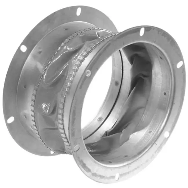 Manguito de conexión flexible Ruck, chapa de acero galvanizada diámetro 630 mm hasta 400 °C