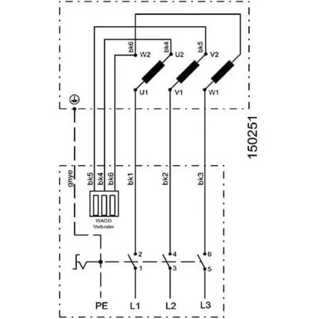 Extractor de tejado gases de combustión horizontal - DHN 450 D4 F4 30