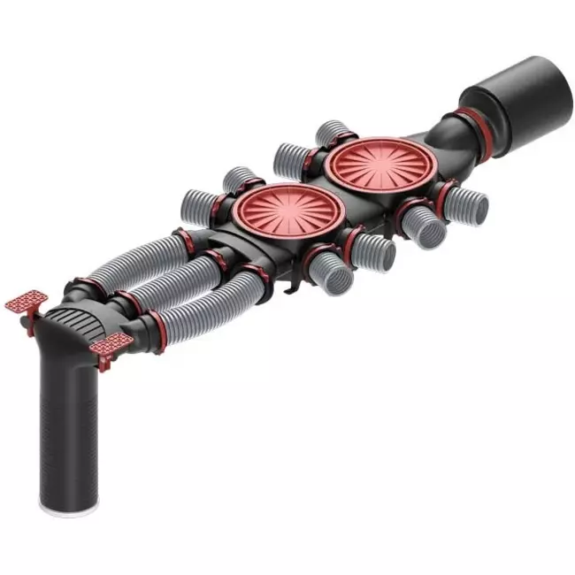 Caja de distribución de aire Heatpex Aria (10 x 75 mm)