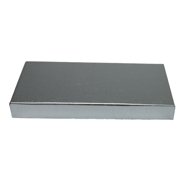 Tapa de 220x80 mm para conducto rectangular