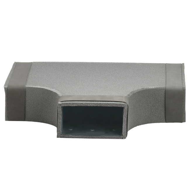 Termoducto Pieza en T 90 grados 220x80 - 220x80 para conductos