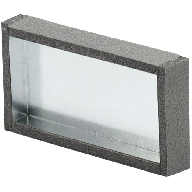 Tapa final termoducto 220x80 mm