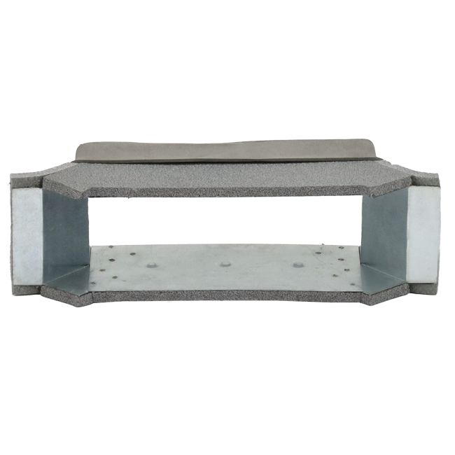 Conexión lateral termoducto 170mm x 80mm para canalización