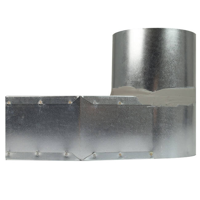 Ángulo de pizarra de 220x80 mm a 150 mm de diámetro para conductos