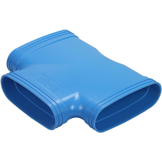 Wavin Ventiza Tubo en T 90 grados PVC ovalado 195x80 mm M/M/M