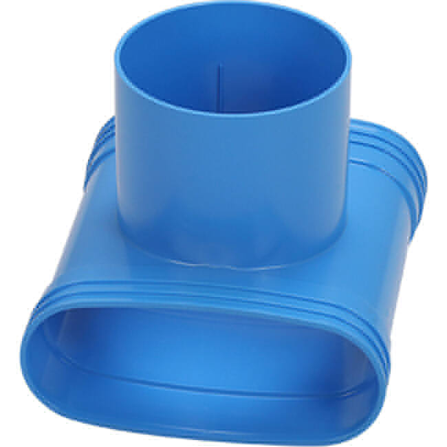 Wavin Ventiza Codo en T de PVC ovalado 195x90x70 mm por diámetro 125 mm M/M/M