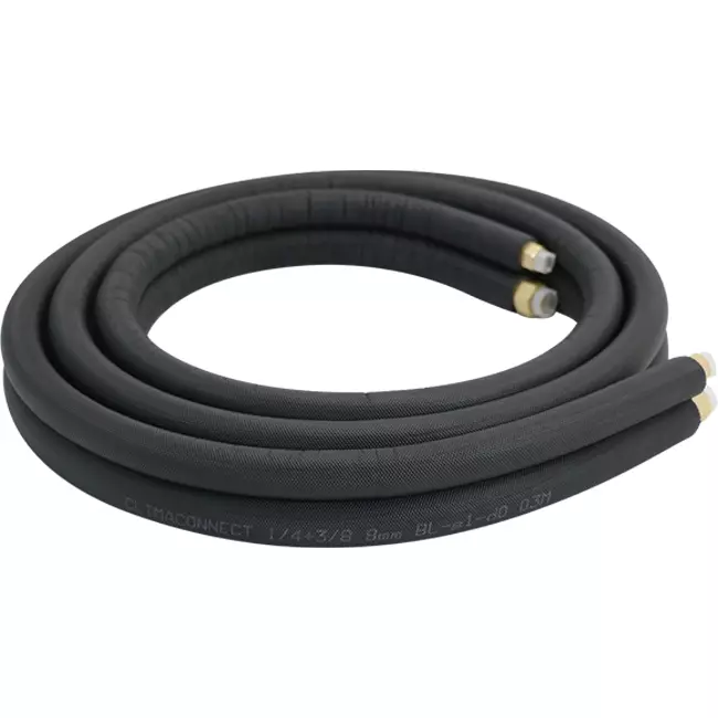 Juego de tubos de refrigeración ClimaConnect con racores abocinados  1/4-3/8, longitud 3 metros