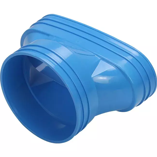 Wavin Ventiza Transición PVC ovalada 195x80 mm a 125 mm M/M