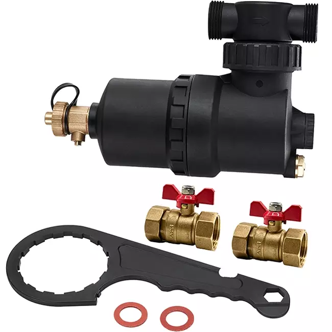 Filtro magnético (separador de suciedad) para bomba de calor 1''