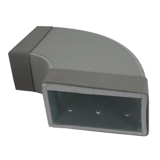 Termoducto codo 90 grados 220x80 mm horizontal