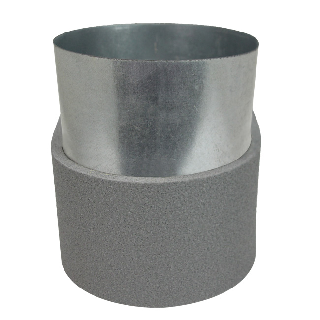 Termoducto lepe esquinero simple simétrico 220x80 mm a diámetro 150 mm