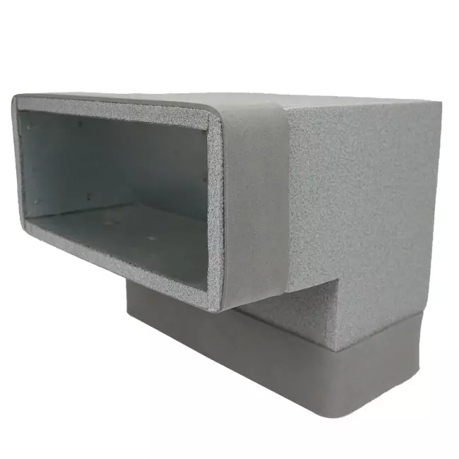 Termoducto codo 90 grados 170x80 vertical para canalización