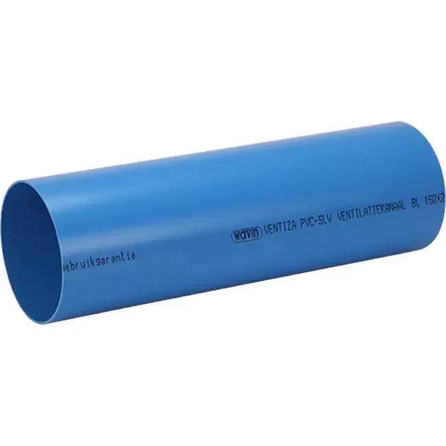 Wavin Ventiza canal 1,5 m PVC redondo 125 mm S/S
