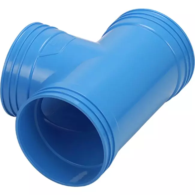 Wavin Ventiza Accesorio en T 90 grados PVC redondo por diámetro 125 mm M/M/M