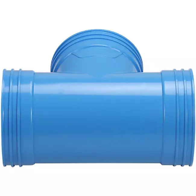 Wavin Ventiza Accesorio en T 90 grados PVC redondo por diámetro 125 mm M/M/M