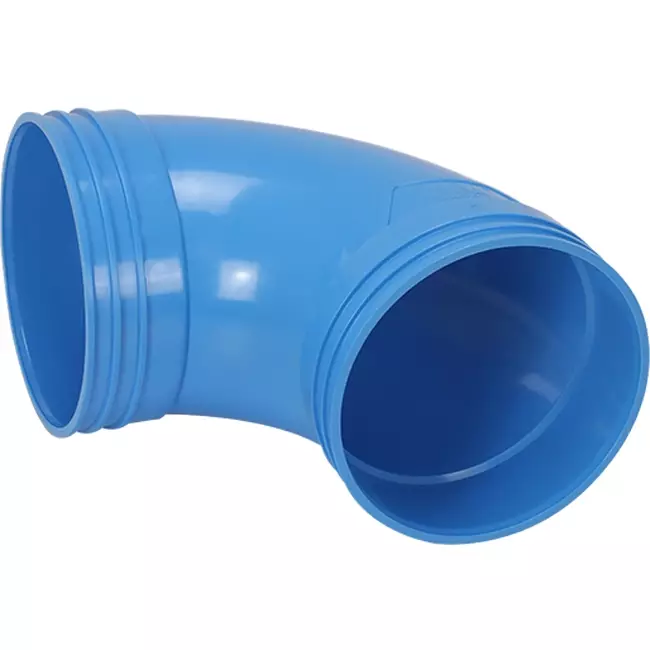 Wavin Ventiza curva 90 grados PVC redonda 125 mm M/M