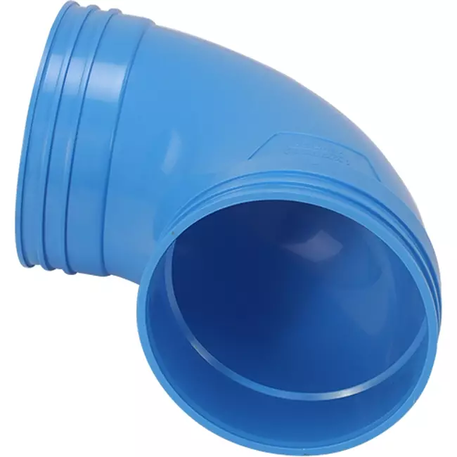 Wavin Ventiza curva 90 grados PVC redonda 125 mm M/M