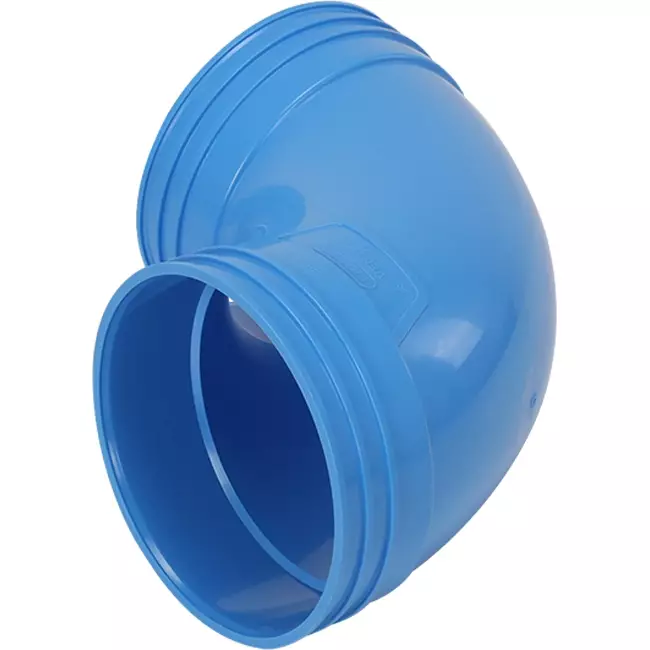 Wavin Ventiza curva 90 grados PVC redonda 125 mm M/M
