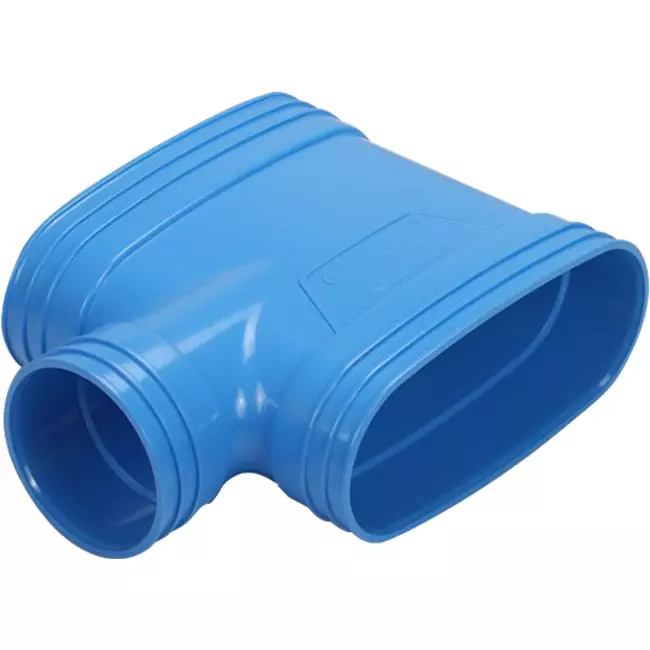 Wavin Ventiza Te de PVC ovalado 195x80 mm M/M/M