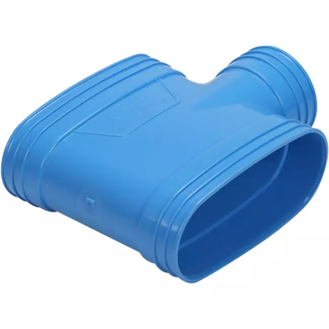 Wavin Ventiza Te de PVC ovalado 195x80 mm M/M/M