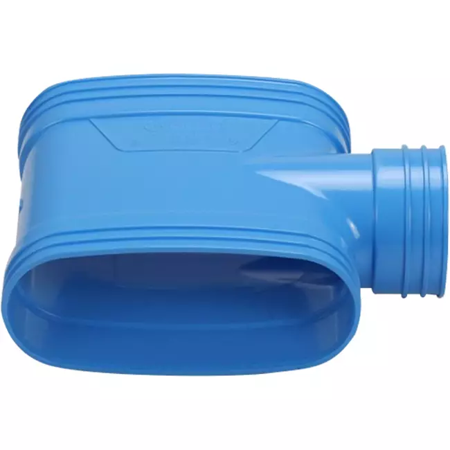 Wavin Ventiza Te de PVC ovalado 195x80 mm M/M/M
