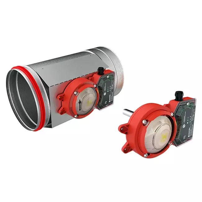 Sensor de humo 230V para compuerta cortafuegos redonda 125 mm - E-FDC A SSA D125 230