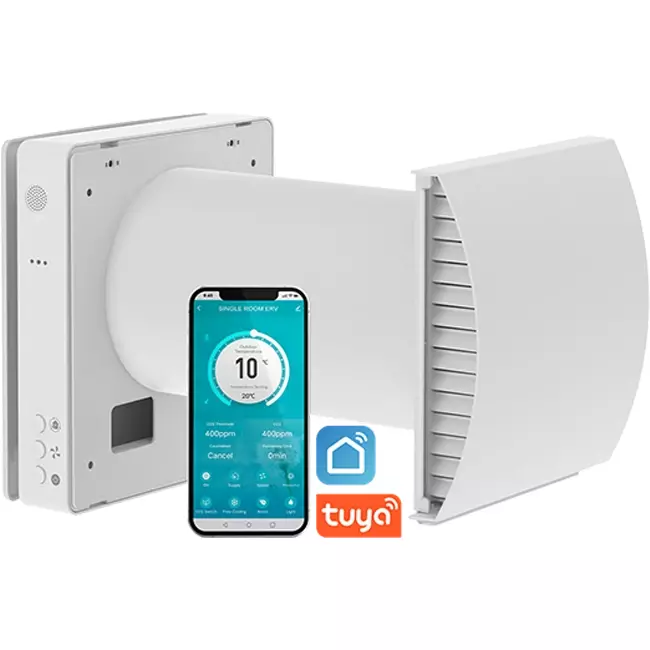 Recuperador de calor descentralizado Econox Eco Pair Plus SG-ERV-150 blanco