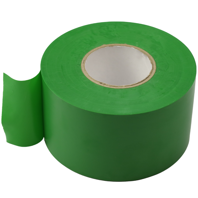 Cinta PVC verde 50 mm ancho - rollo 33 m