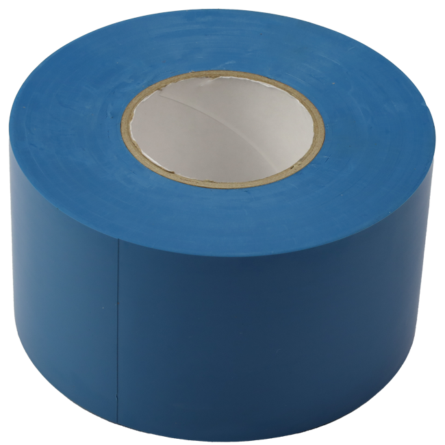 Cinta PVC azul 50 mm ancho - rollo 33 m