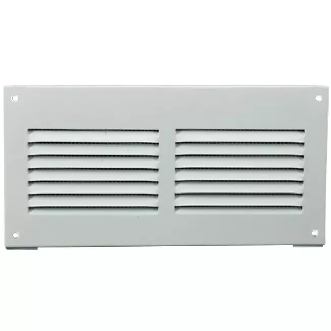 Ranura metálica rectangular 200x100 blanco - MR2010