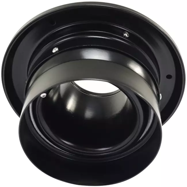 Rejilla de chorro 160mm Montaje en pared y techo RAL 9005