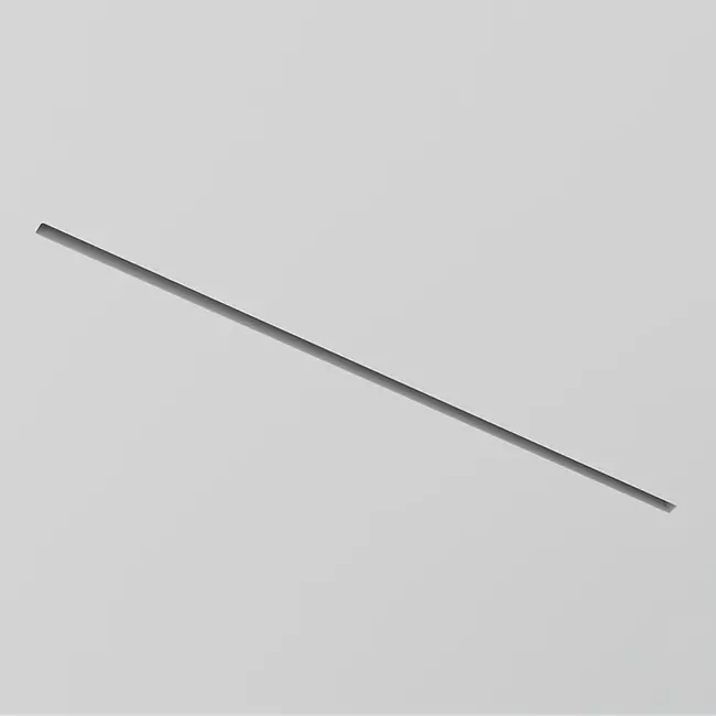 Difusor de ranura sin marco Ergovent 1000 mm con diámetro de conexión 90 mm - perfil