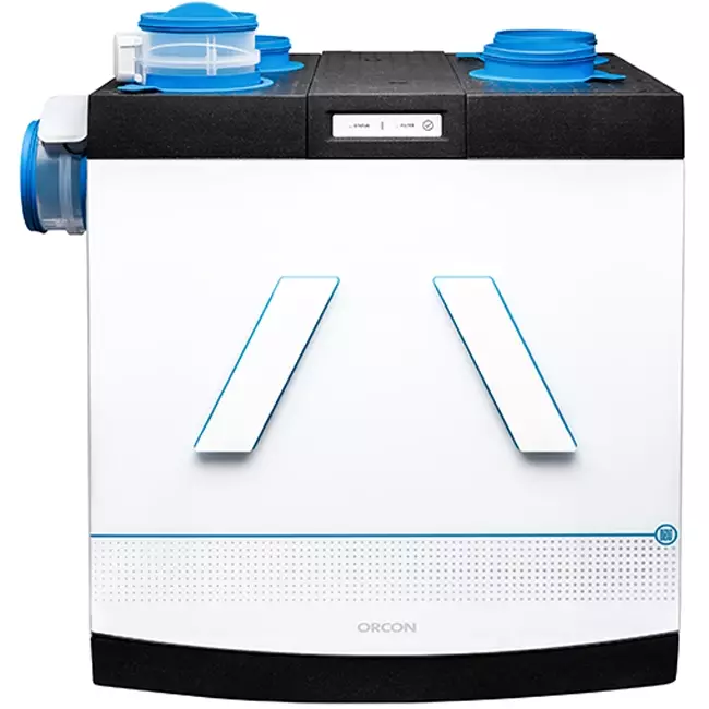 Orcon HRC-570 Smartcomfort ventilación mecánica con recuperación de calor con control de 2 zonas - 570m³/h