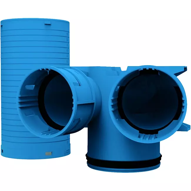 Vent-Axia Uniflexplus válvula colectora 2 x Ø90 mm - Ø125 mm