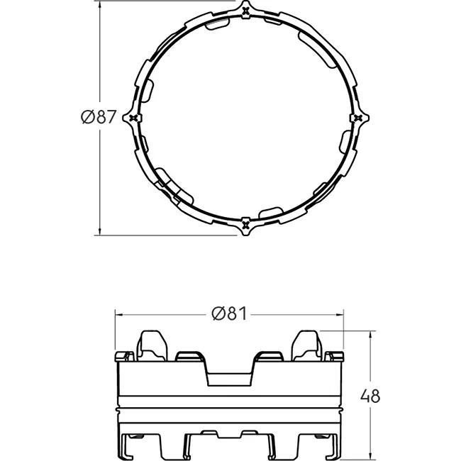 Anillo Click-Seal Ubbink Air Excellent 34C - 10 unidades