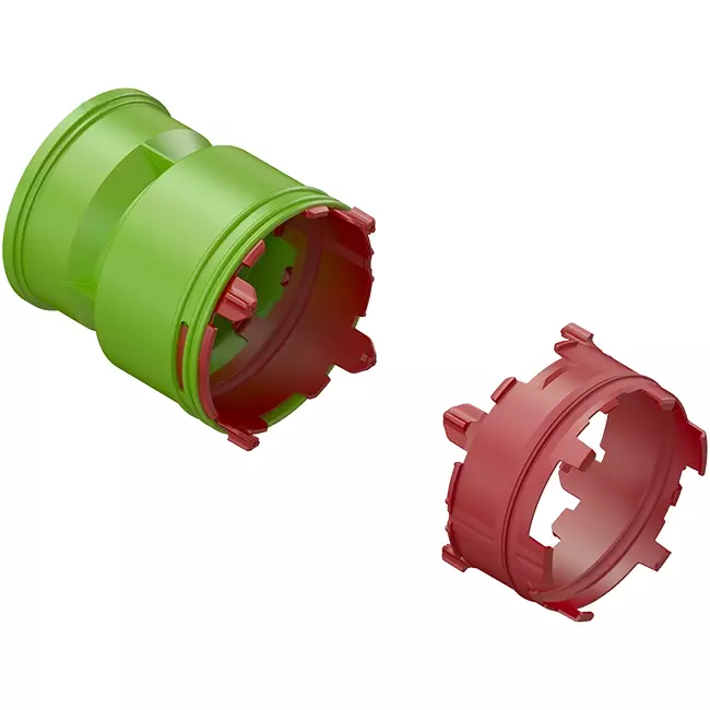 Conector Ubbink Air Excellent 48C para caja de distribución de aire DBOX 200/800