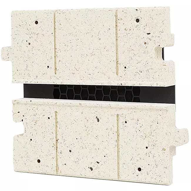 Sección intermedia Ergovent para difusores modulares de ranura enchufable 200 mm - 1 ranura