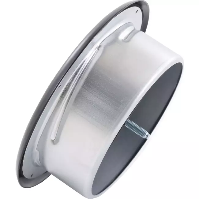 Válvula de escape de ventilación 200 mm metal - E-DVS200 RAL9005 30% brillante