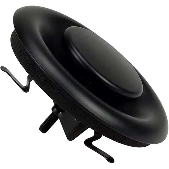 Válvula de escape de ventilación metálica 200 mm con muelles de fricción - DVS-C200 - RAL 9005 30% brillante
