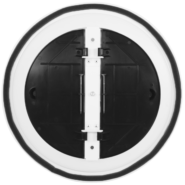 Difusor de techo redondo con motivo fijo Ø 350 mm - RAL9016