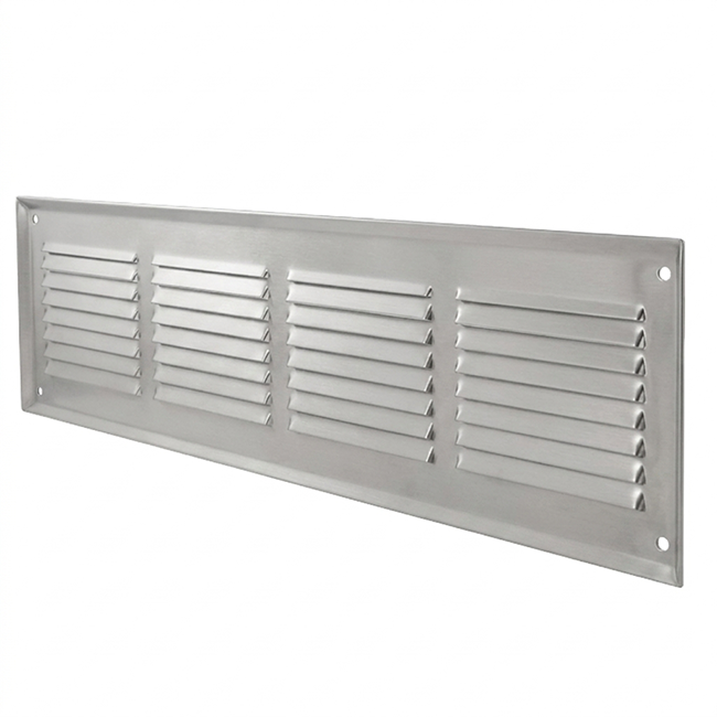Rejilla de pared 300x100mm aluminio - sin revestimiento