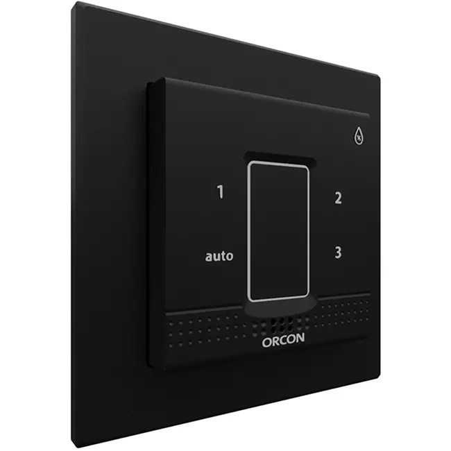 Tapa negra para sensor de control de humedad empotrado Orcon 15RF