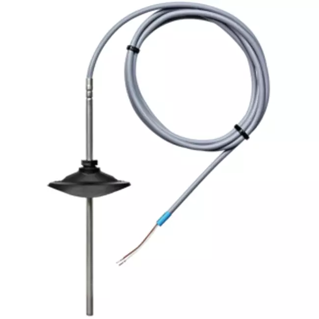 Sensor de temperatura por cable Belimo PT1000 200x6 mm - 2 metros con brida de montaje - 01CT-1BPF