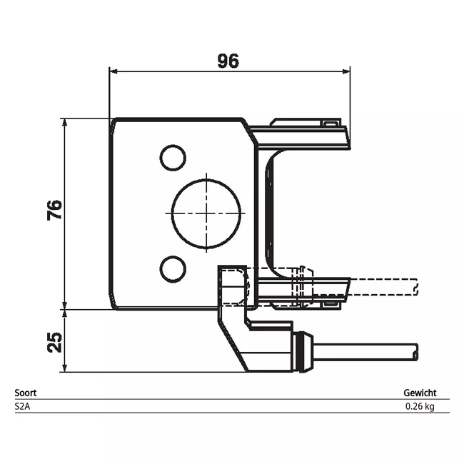 Interruptor auxiliar enchufable Belimo 2x contacto inversor - S1A