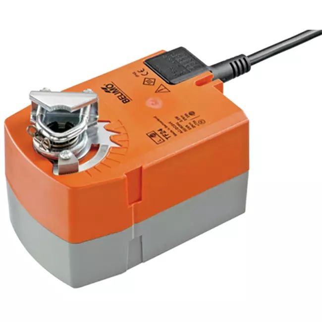 Actuador de válvula rotativa Belimo con retorno por muelle 24V - abrir/cerrar - 2,5 Nm - TF24