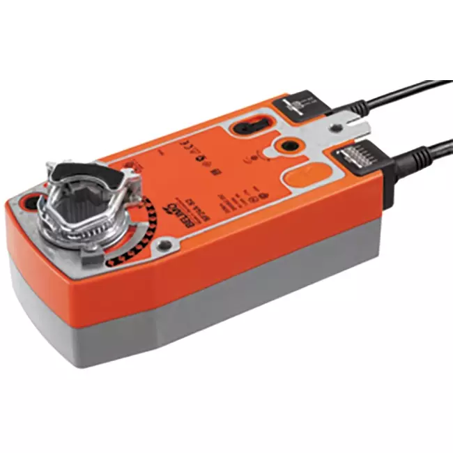 Actuador de válvula rotativa Belimo con retorno por muelle 24V - abrir/cerrar - 20 Nm - SF24A-S2