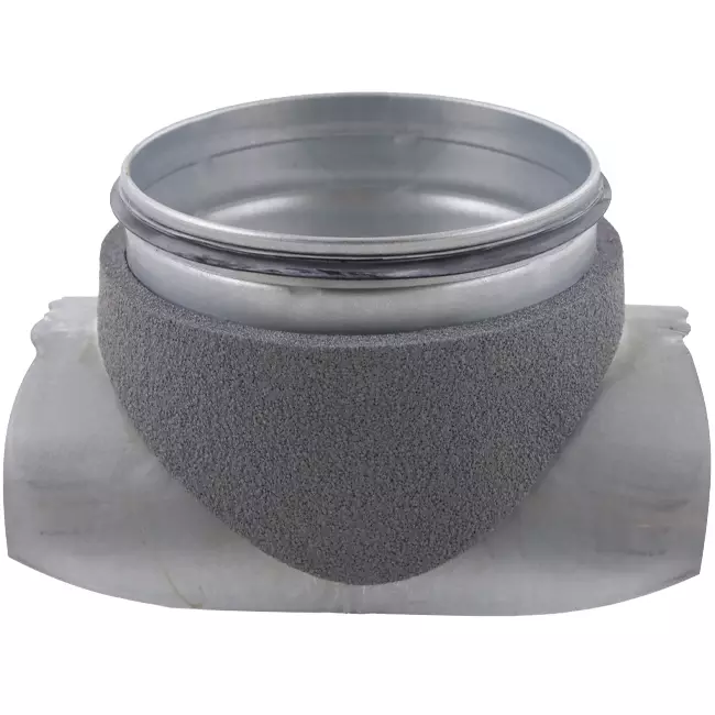 Injerto para conductos ovalados de Thermoduct 160 mm - 160 mm (90 grados)